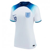 Camiseta Inglaterra Mason Mount #19 Primera Equipación Replica Mundial 2022 para mujer mangas cortas
